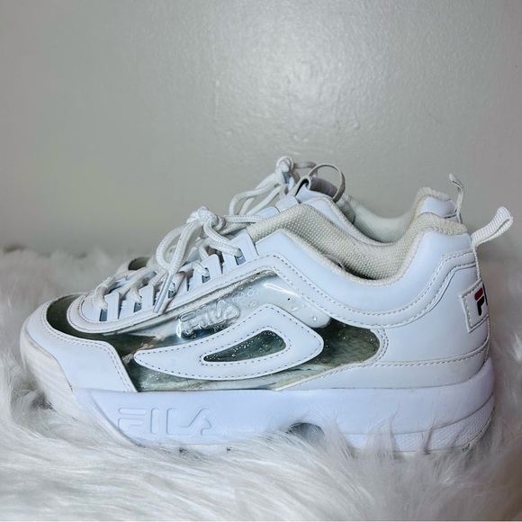 FILA | Y2K Distributor Women’s Running Shoe Clear White Size 8 - Picture 5 of 10